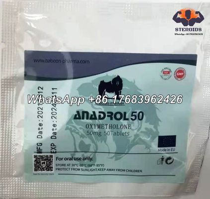 Oxymetholone CAS 72-63-9 White Anadrol 50 Fat Burning Anabolic Steroids For Cutting